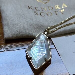 Kendra Scott Lilith Pendant Adjustable Gold Tone Necklace